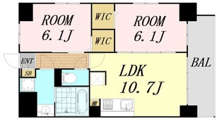 プログレッセ新大阪の物件間取画像